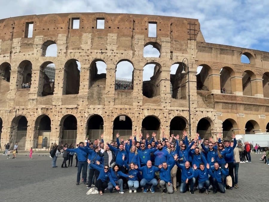 Sfeerimpressie van een onvergetelijke incentive reis naar Rome