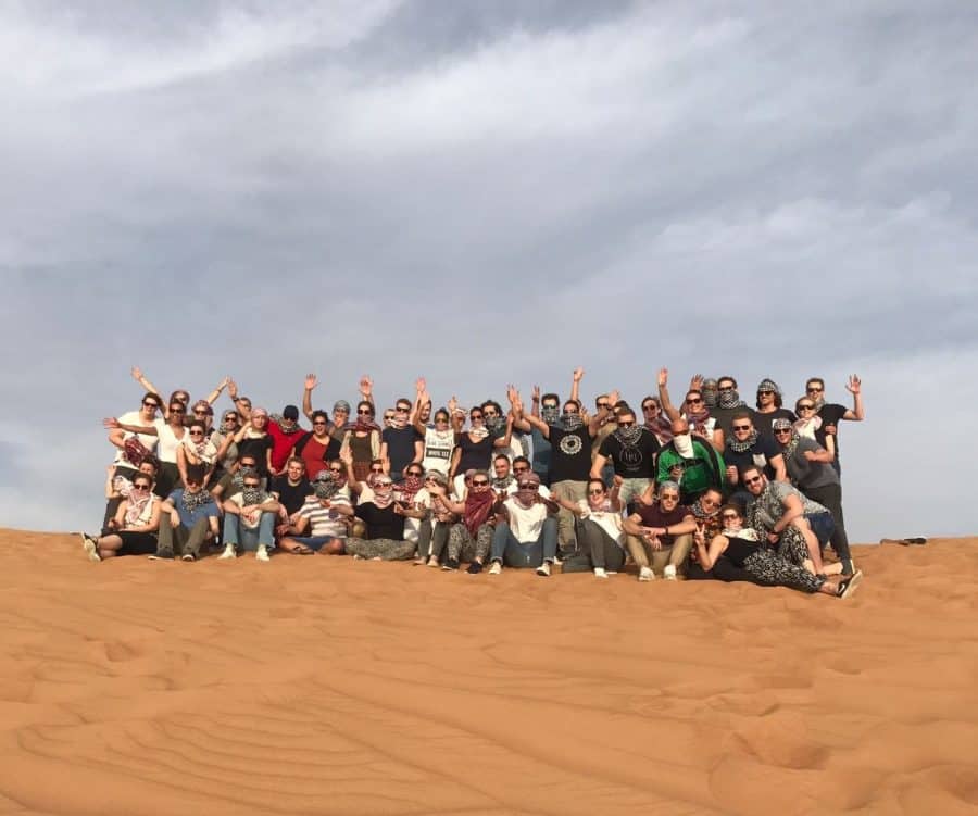 Sfeerimpressie van een onvergetelijke incentive reis naar Dubai